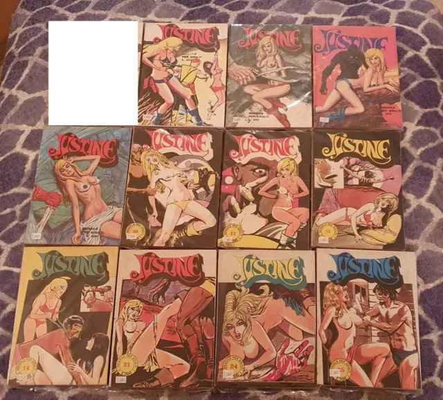 Justine - Lotto Di 16 Albi - Editore Sie - La Terza - 1969/1972