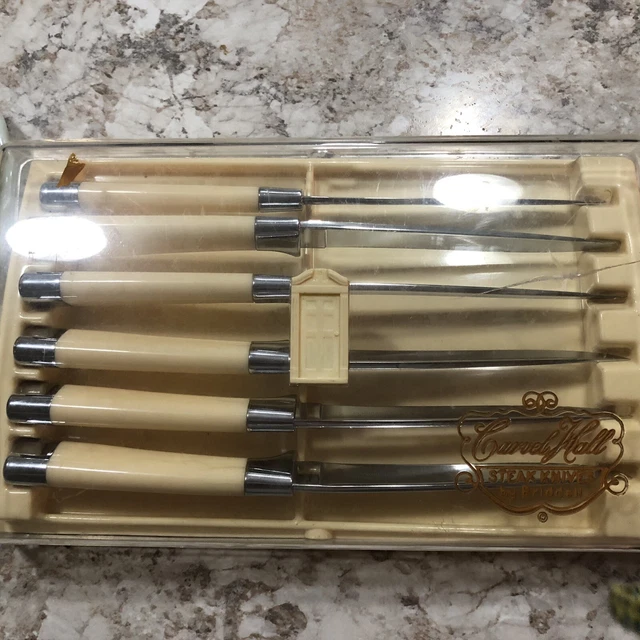 VINTAGE CARVEL HALL By Briddell Steak Knives Set of 6 With Original