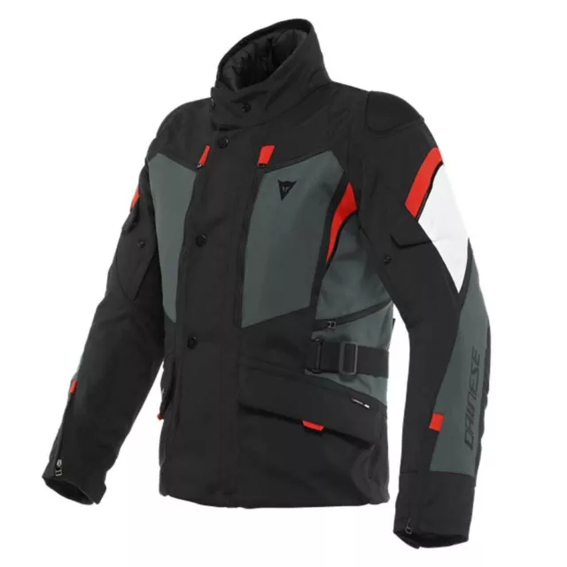 Giacca Dainese Carve Master 3 Gore-Tex Black Ebony Lava-Red Tg.56