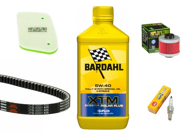 Kit Tagliando Agip Per Beverly 250 2004-2005 - Olio, Filtri E Candela. Manutenzione Completa E Affidabile. - Foto 8