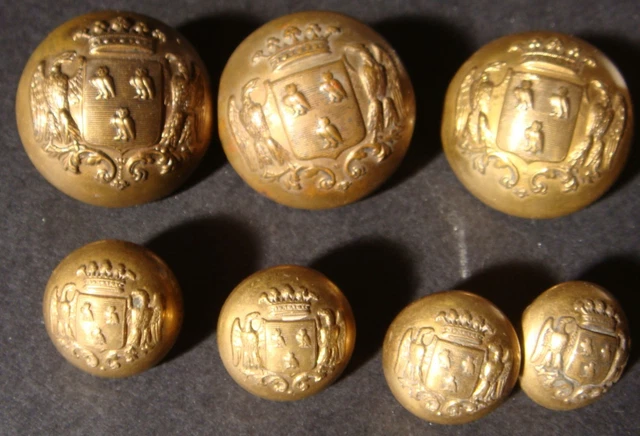 Bouton Ancien Cuivre – Chasse à Courre, Équipage Chamois ? – France 15mm