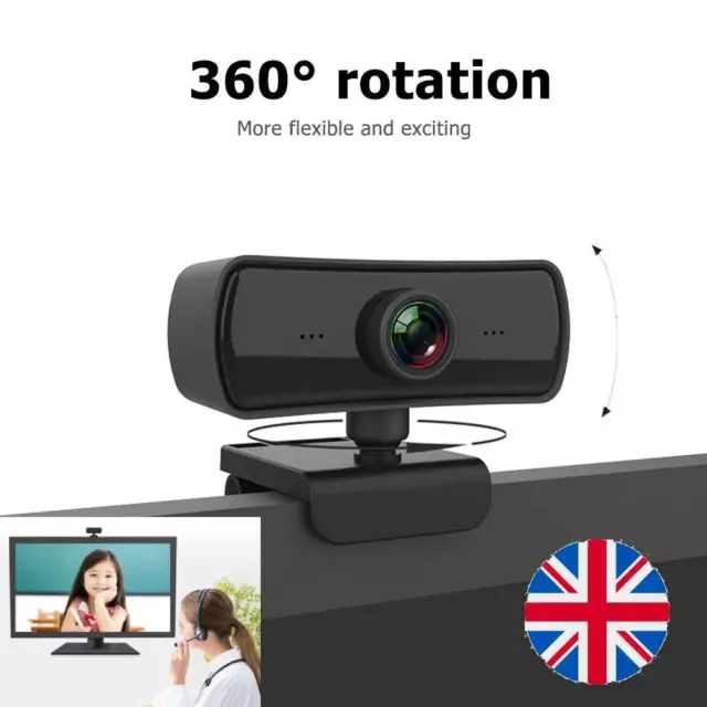 2K 2560 1440 Webcam HD PC Ordinateur Webcamera avec Microphone Pivotante  Caméras EUR 36,00 - PicClick FR