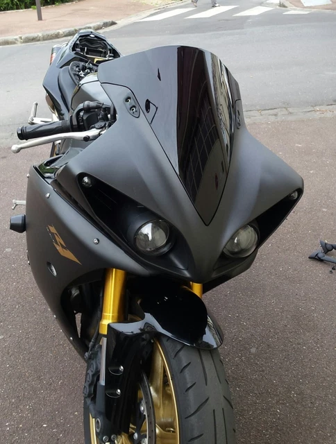 Plastique ABS Haute Qualité Carénage De Pare-brise à Double Bulle De Rue De Moto Pour Yamaha YZF Carénage Double Bulle YZF1000 1998-1999