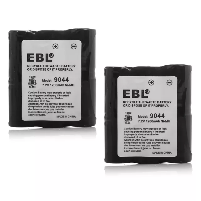 2Pcs 1200mAh HNN9044A HNN9044 Battery for Motorola HNN9056 Spirit SP10 SP21 SP50