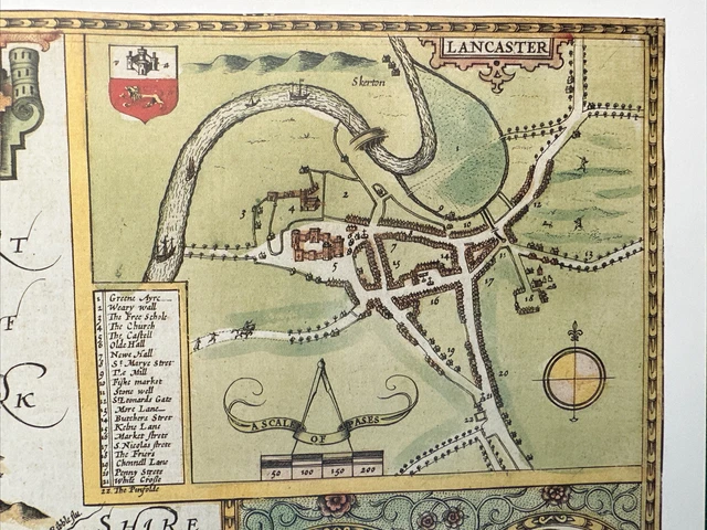Puzzle 1000 Pezzi Mappa Del Lancashire 1836 Di Thomas Moule - JHG 65270