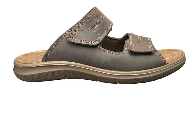 ENVAL SOFT 3720111 Sandales Chaussures Pantoufles Homme Cuir Fermeture Scratch