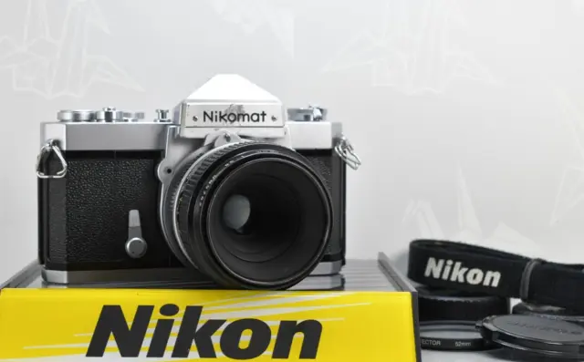 [Exc++++] Cámara de película Nikon Nikomat FTN de 35 mm sin Ai Nikkor 55 mm...