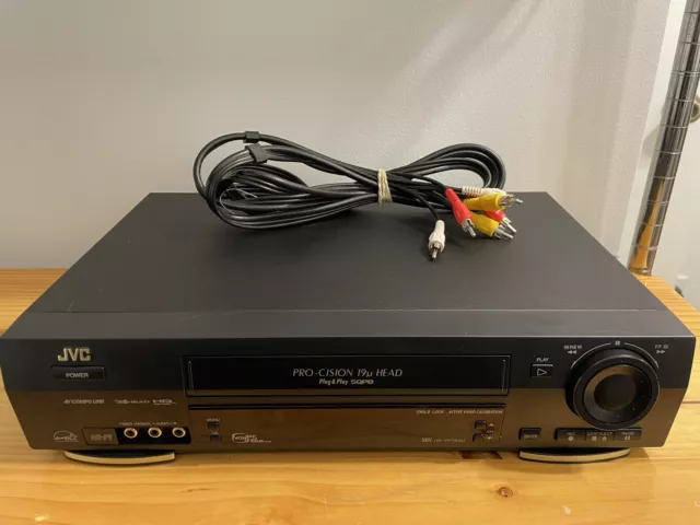 Jvc HR-PV783U Pro-cision Hi-Fi VCR + 4 Head HQ VHS Player Recorder Tested Works