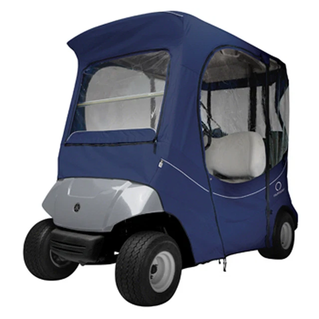 Classic Accessories Yamaha G29 and Drive 2 Passenger Navy Golf Cart Enclosure
