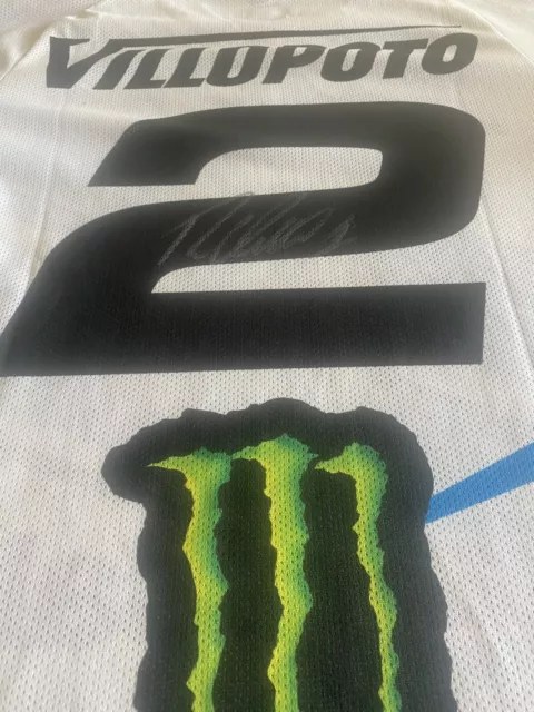 Autographed ryan villopoto jersey Team Issued Monster Energy Factory Kawasaki 2