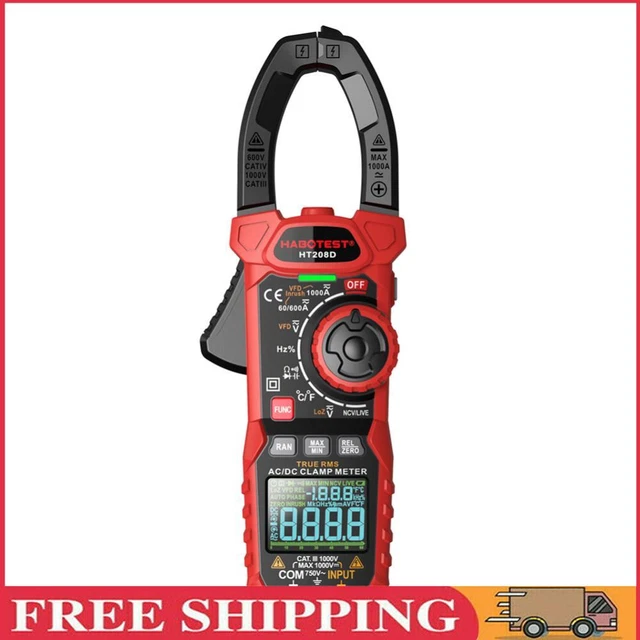 Multimeters ABS Digital Clamp Meter 600V for Automotive for Voltage Measurement