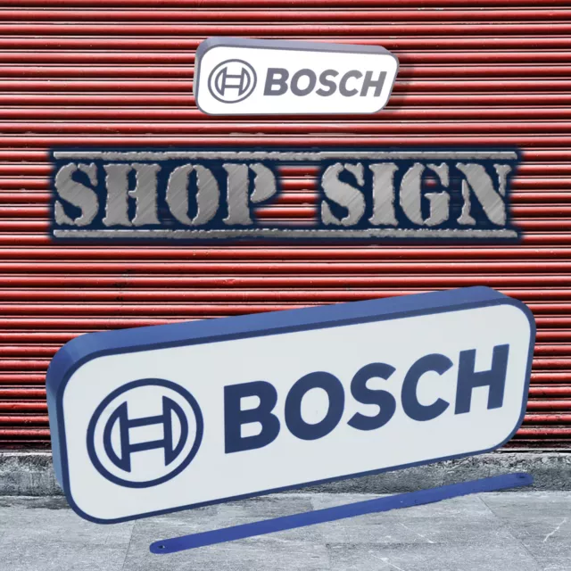 LED Ladenschild Licht Kiste für Bosch Logo Brand Ultimate Man Cave / Garage