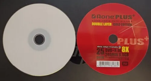 Aone Plus DVD+R Dual Layer Gold Edition 8.5GB 8x Speed 240min 14 DISK