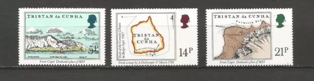 Tristan Da Cunha 1981 Y&T N°288/290 3 timbres non oblitérés /T4506