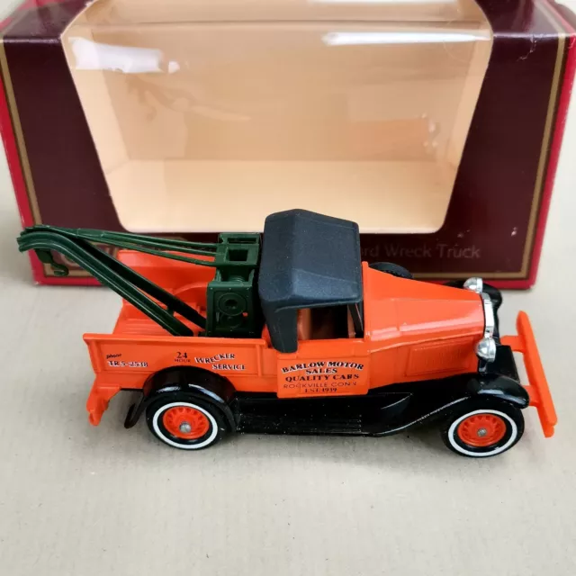 Vintage Matchbox Models Of Yesteryear Y7 Ford Model A Wreck Truck  1981 Barlow