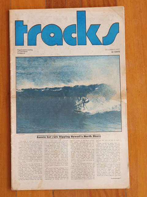 #27 TRACKS Magazine Mag Surf Vintage Surfing December 1972 #27 £35.99 ...
