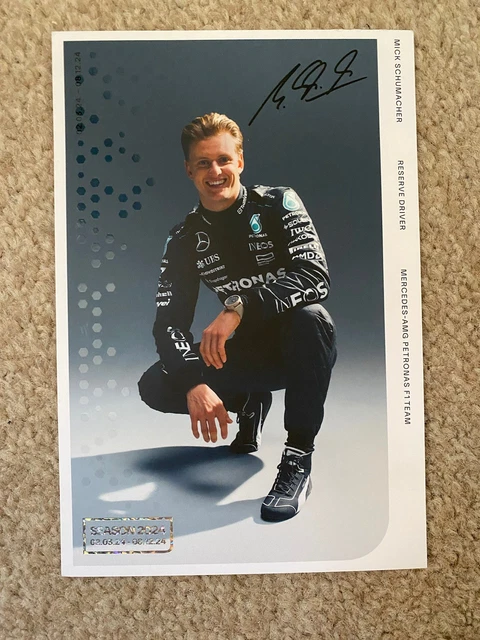 Autographe Signé Mick Schumacher - Occasion, Objet De Collection