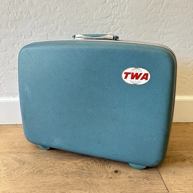 Lot De Bagages Vintage Samsonite Des Années 50 - Valises Anciennes En Vinyle Marron, Occasion