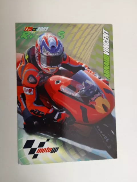 CARD PANINI MOTO GP 2002/2003 ARNAUD VINCENT n 96