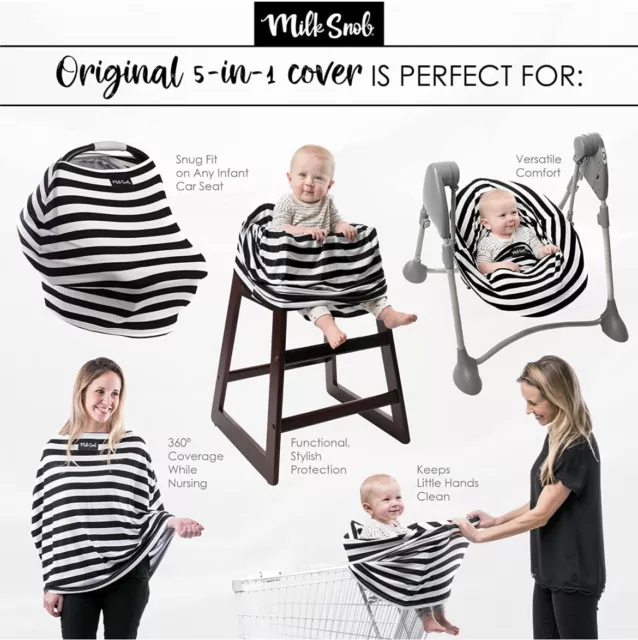 Original Milk Snob Multi use Carseat/Nursing Cover*BNIP