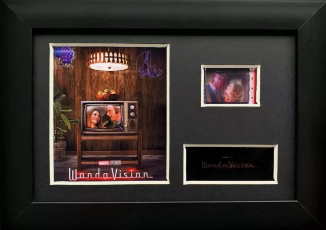 WandaVision S1 35mm Framed Film Cell Display - Cast Signed