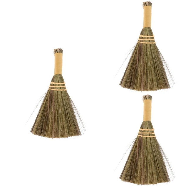 3 Pcs Dust Removing Broom Home Cleaning Tools Small Desktop Child Baby Straw
