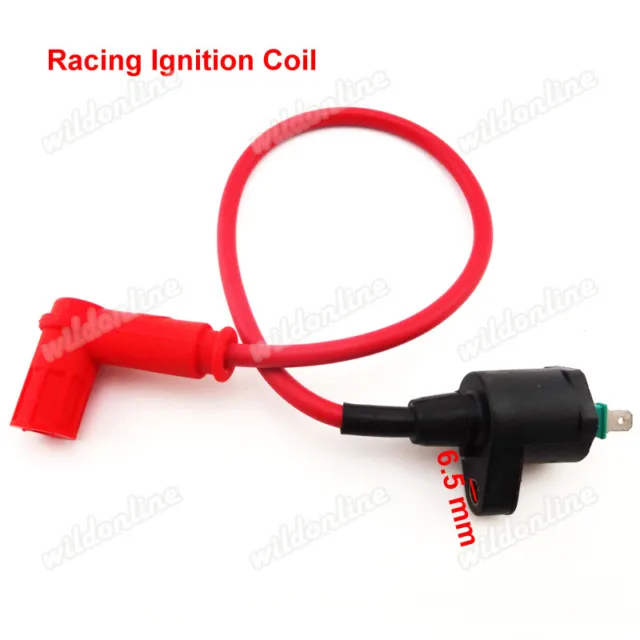 Racing Ignition Coil Performance For GY6 50cc 125cc 150cc Moped Scooter Pit Bike