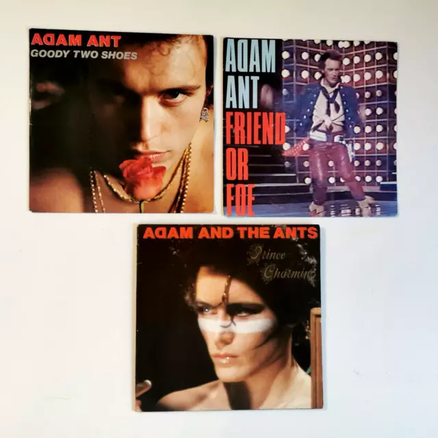 3 X 45 Rpm 7'' Vinyl Adam And The Ants