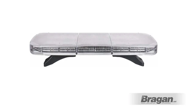 12v-24v LED Lampeggiante Faro Luce Barra 1200mm Doppio Colore