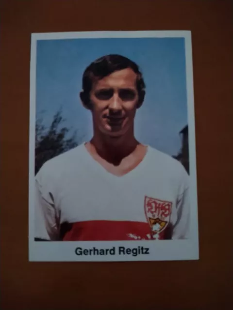 Gerd Regitz, Sammelbild,Fussball 70/71, VfB Stuttgart,#189,Bergmann👍⚽