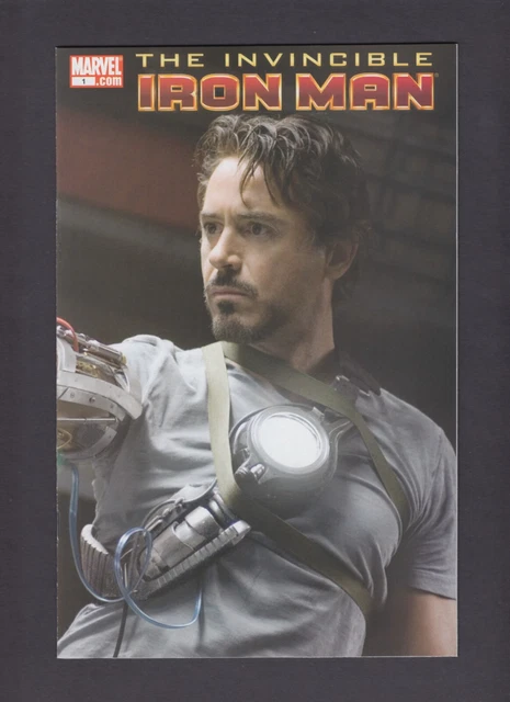 Invincible Iron Man #1 Marvel Comics 2008 Robert Downey Jr. photo Variant cover