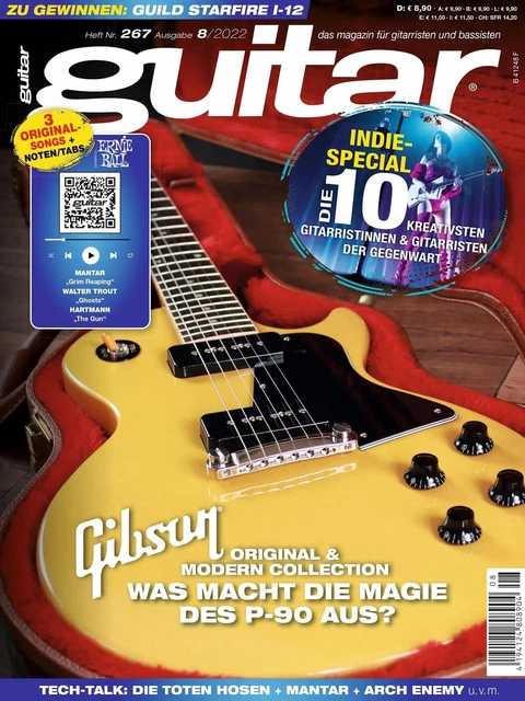 Guitar 08 2022 Avec Gitarre Playalongs Et Gibson P-90 Im Test