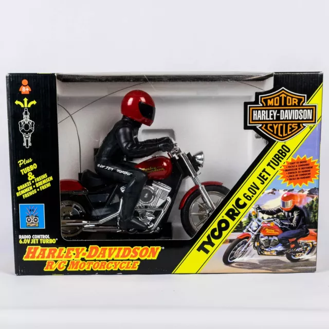 BNIB 1994 Tyco Taiyo R/C radio control 1:8 Motorcycle Harley Davidson