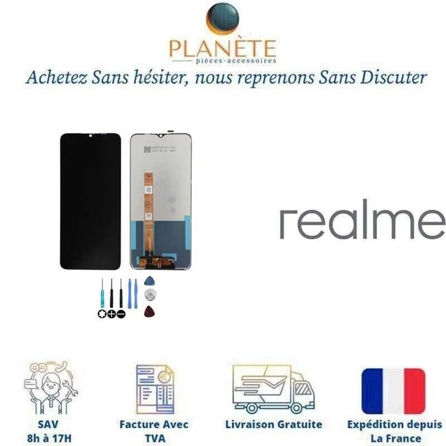 Ecran LCD vitre tactile Realme C21 / C20 / C11 2021 / C20A RMX3201