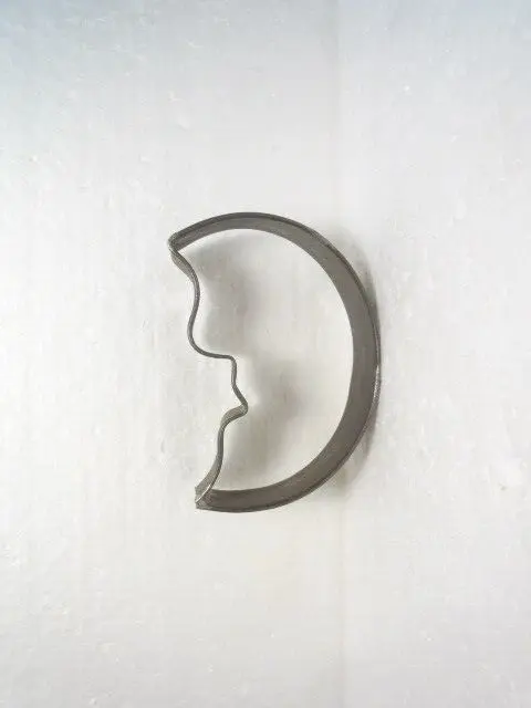 Antique  Cookie  Cutter  Dough  Pastry  Biscuit  Like  A  Moon  With  Face
