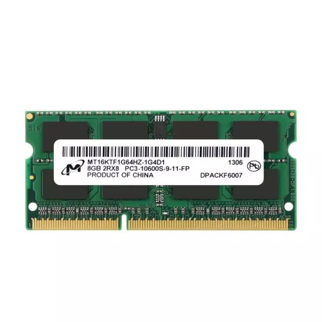 Micron 8GB 4GB 2GB PC3-10600 DDR3 1333MHz 204Pin SODIMM Laptop Memory RAM LOT AU 3
