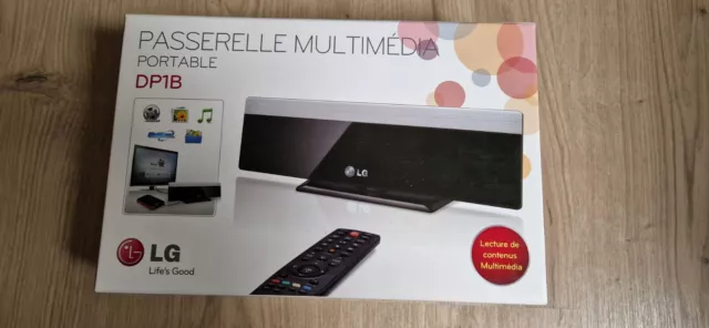 Passerelle multimédia LG DP1B avec boîte et accessoires