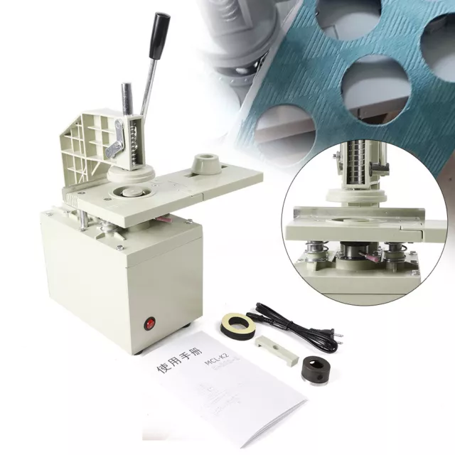 Curtain Eyelet Puncher Press Hole Machine Making Ring Tool Automatic Electric US