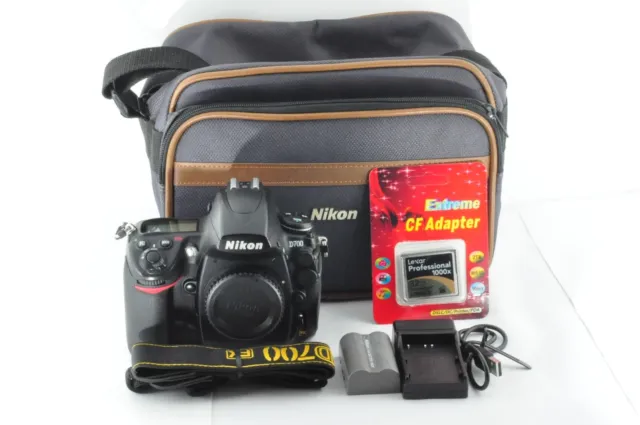 Nikon D700 12.1 MP Black Digital SLR Black Camera Body from Japan