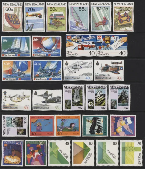NEW ZEALAND 1985 SG 1357 - 1483 Year Set complete  MNH    #L051
