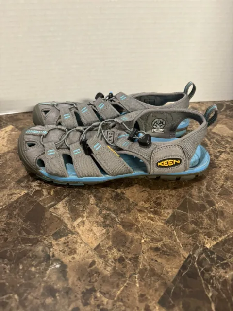 KEEN Clearwater CNX 1008772 Gray Waterproof Hiking Sandal Shoes Womens US 9.5