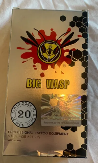 Big Wasp #12 Standard 13m1 Tatuaje Cartuchos 13 Una Pila Magnum 20 Piezas