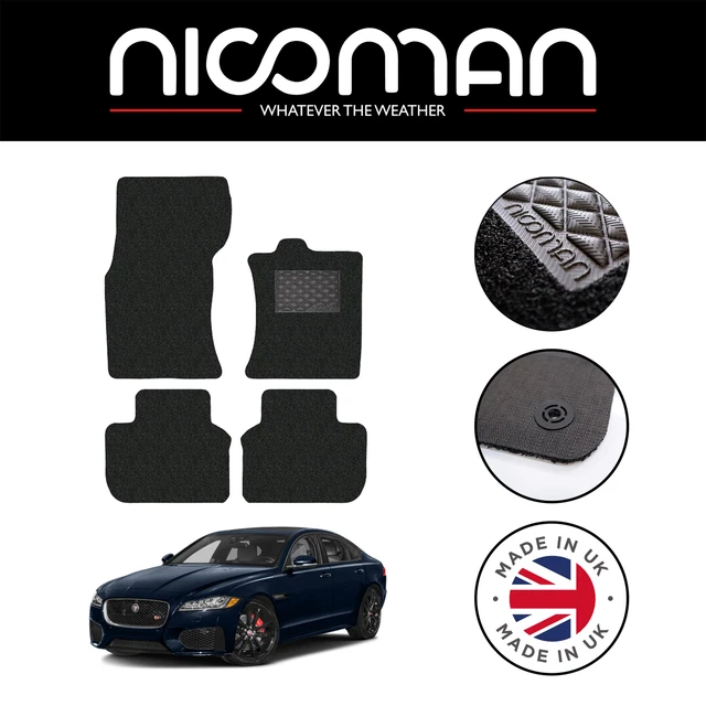 JAGUAR F PACE 2016 PRESENT LUXURY Tailored Car Mats Black Floor