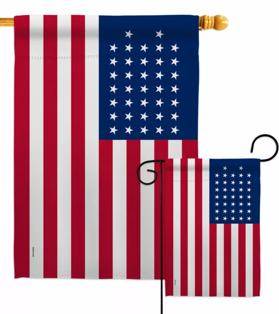 United States 18671877 Garden Flag Americana Old Glory Yard House Banner