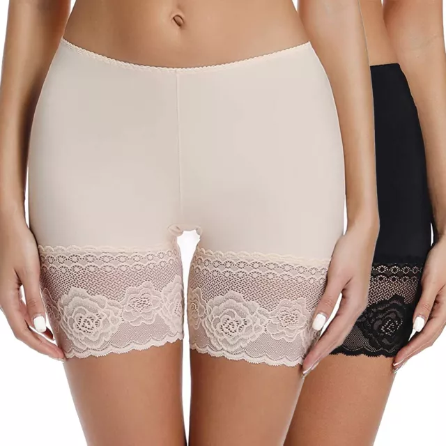 Slip Shorts for Under Dresses Women Anti Chafing Underwear Safety Panty  Boyshort