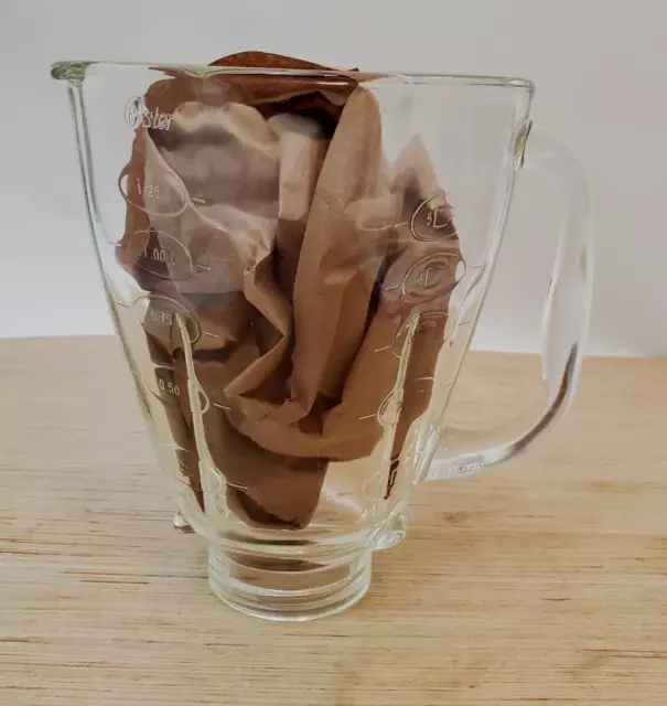 Oster Blender 6630 Glass 5 Cup Clover Leaf Pitcher Jar Only Replacement Parts