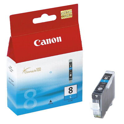 Canon cli-8c CIANO ORIGINALE CARTUCCIA INCHIOSTRO 13ml fino a 420 pagine