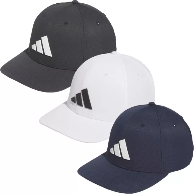 Adidas Herren 3-Streifen Tour Golf verstellbare Kappe Mütze (alle Farben)