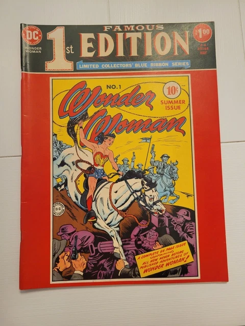 wonder woman #1 comic book limited blue ribbon series