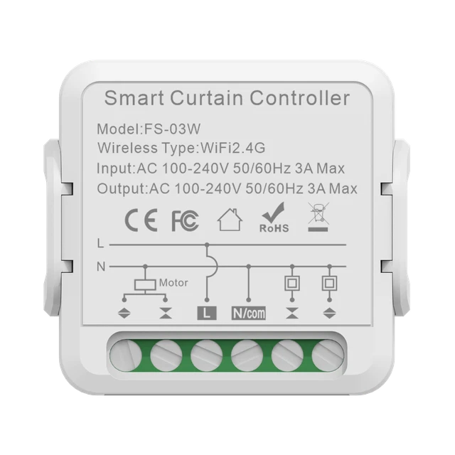 Smart WiFi cieco interruttore a tenda pulsante interni buona qualità nuovo